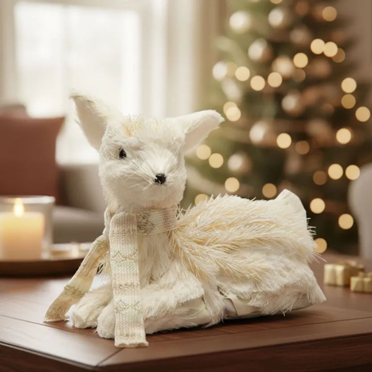 MICA - Adorno Navideño Venado Marron 22Cm