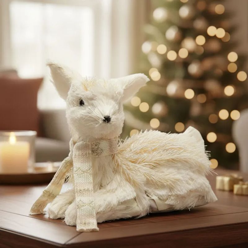 MICA - Adorno Navideño Venado Marron 22Cm