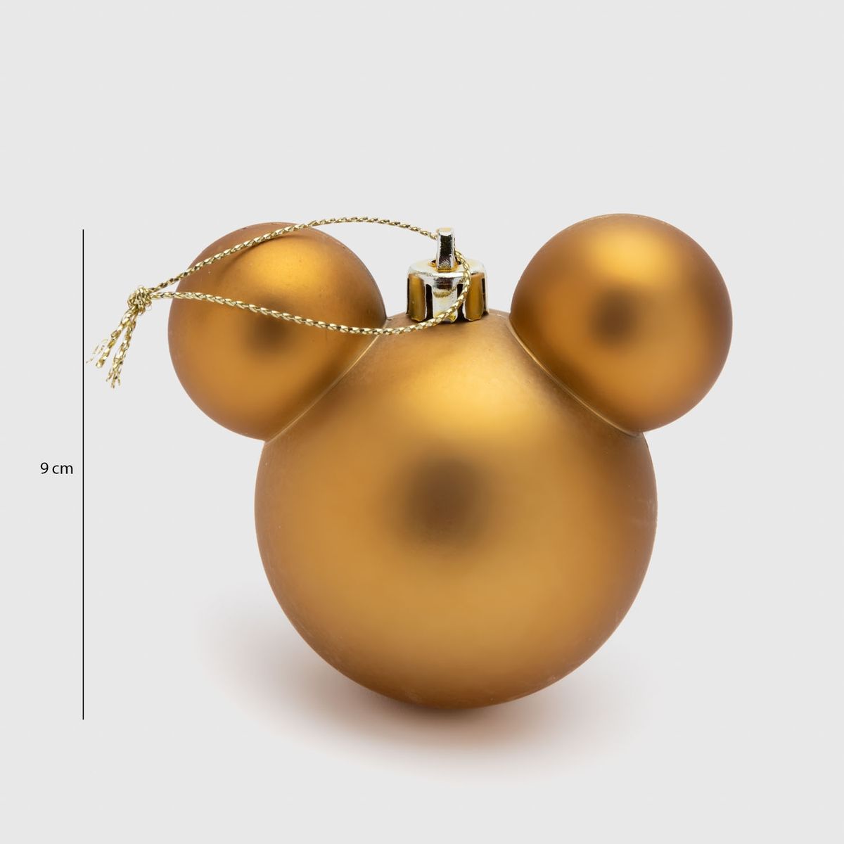 DISNEY - Set4 Colgante Navideño Mickey Gold 9Cm