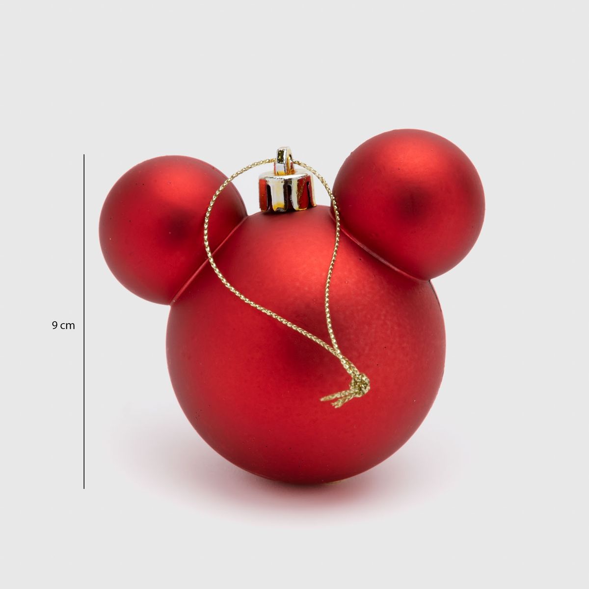 DISNEY - Set4 Colgante Navideño Mickey Red 9Cm