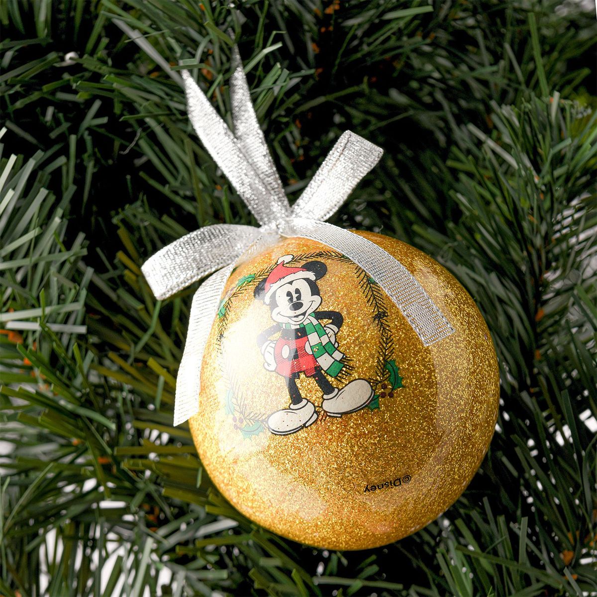 DISNEY - Bola Navideña Mickey Dorado Disney