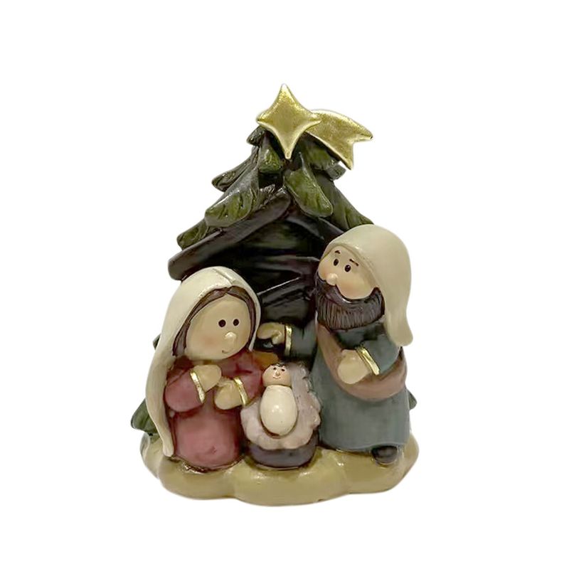 MICA - Pesebre navideño x3 9X7X12Cm