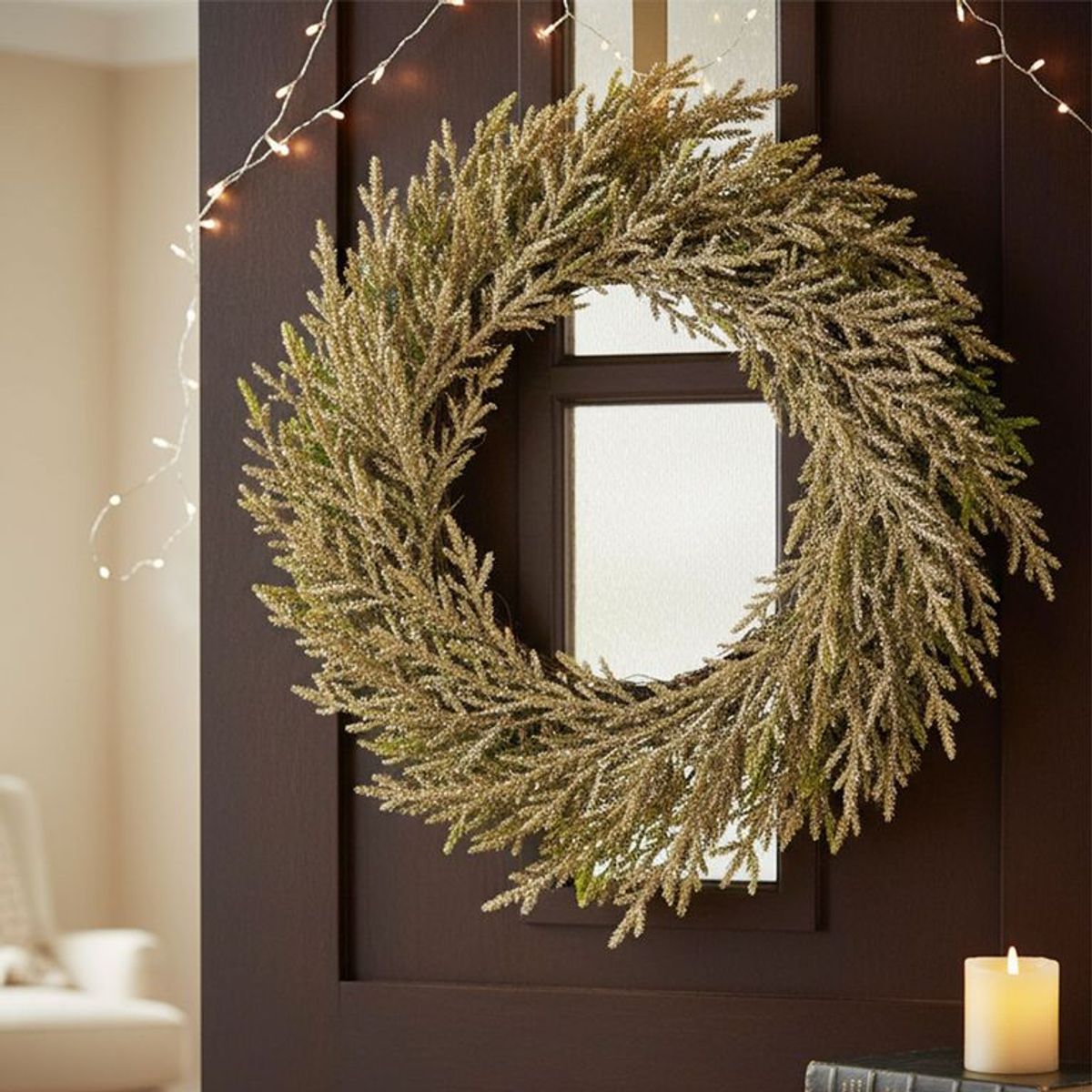 MICA - Corona de Adviento Glitter 56Cm