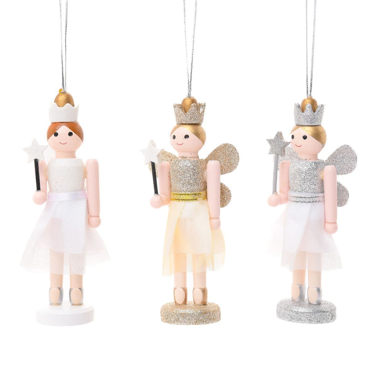 MICA - Set3 Colgante de Hadas Navideñas 12.5Cm