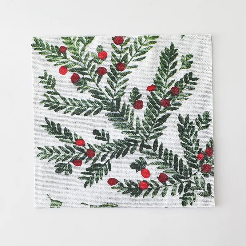 MICA - 20 Servilletas navideñas ramas