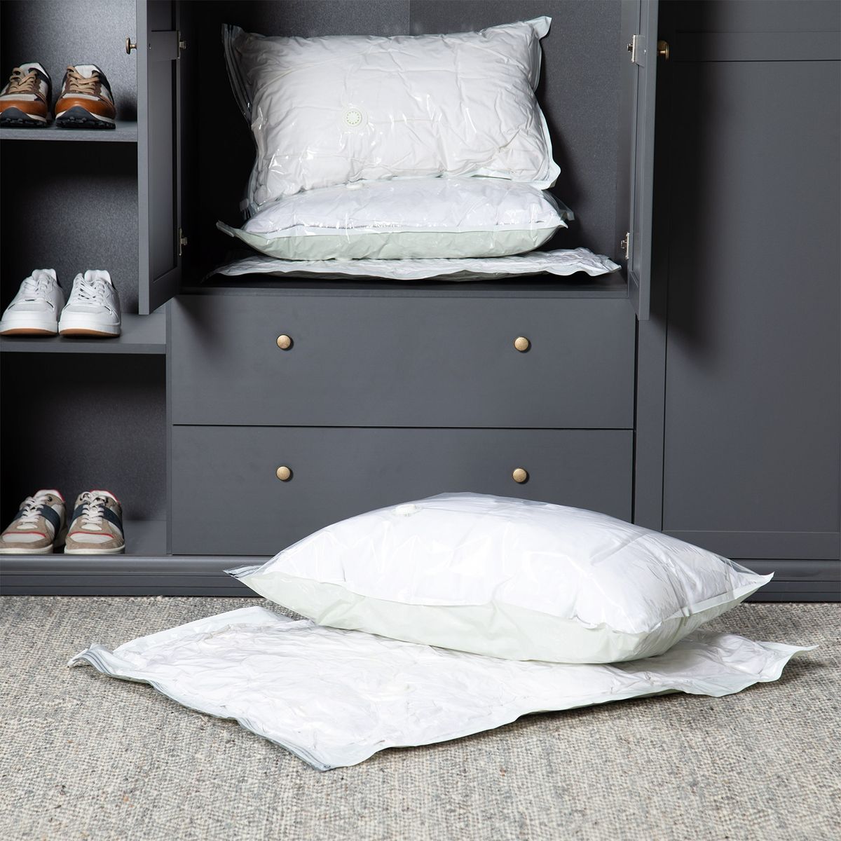 MICA - Set x6 Bolsas Al Vacío para almacenar Ropa