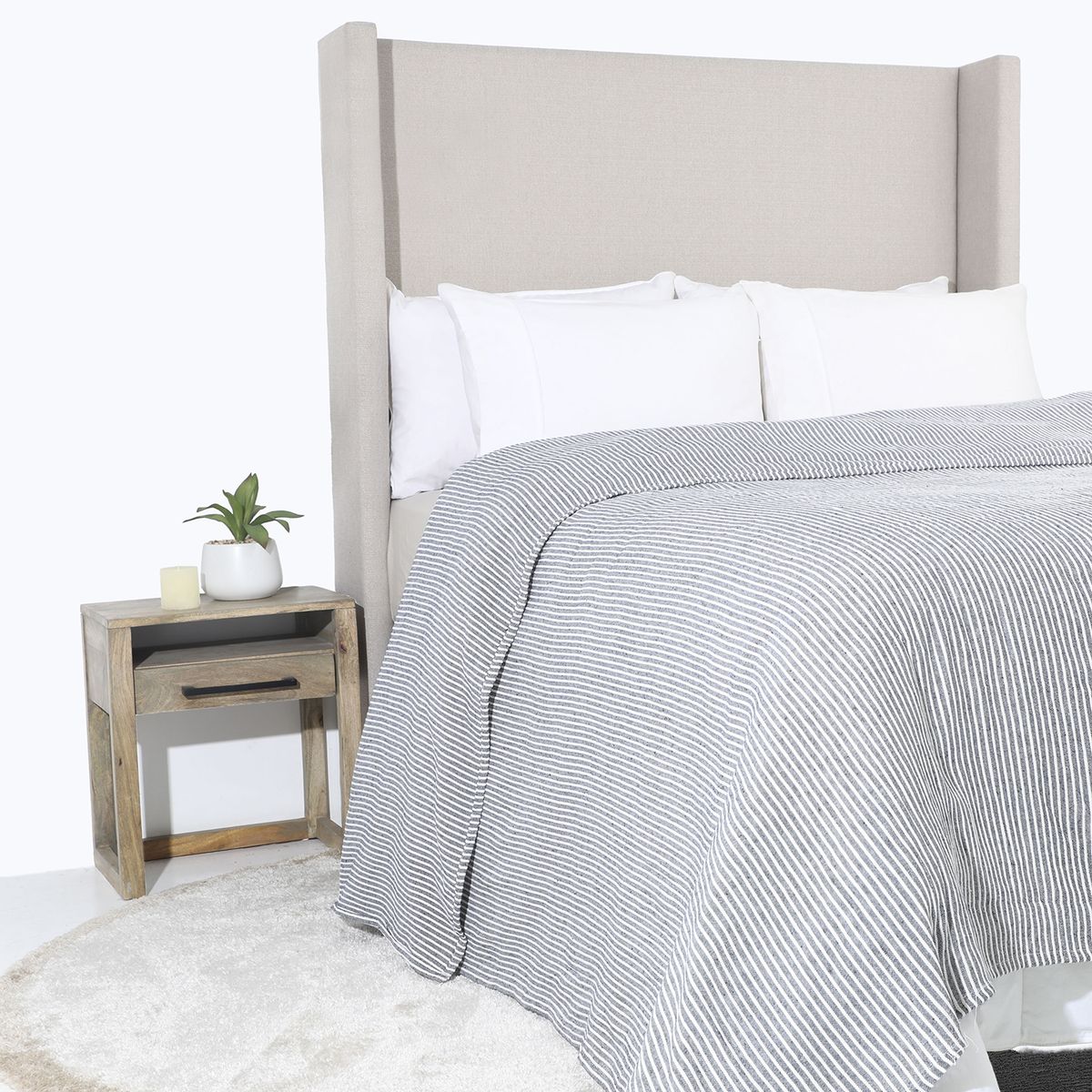 MICA - Cubrecama Colcha 100% Algodón Tejido Mica