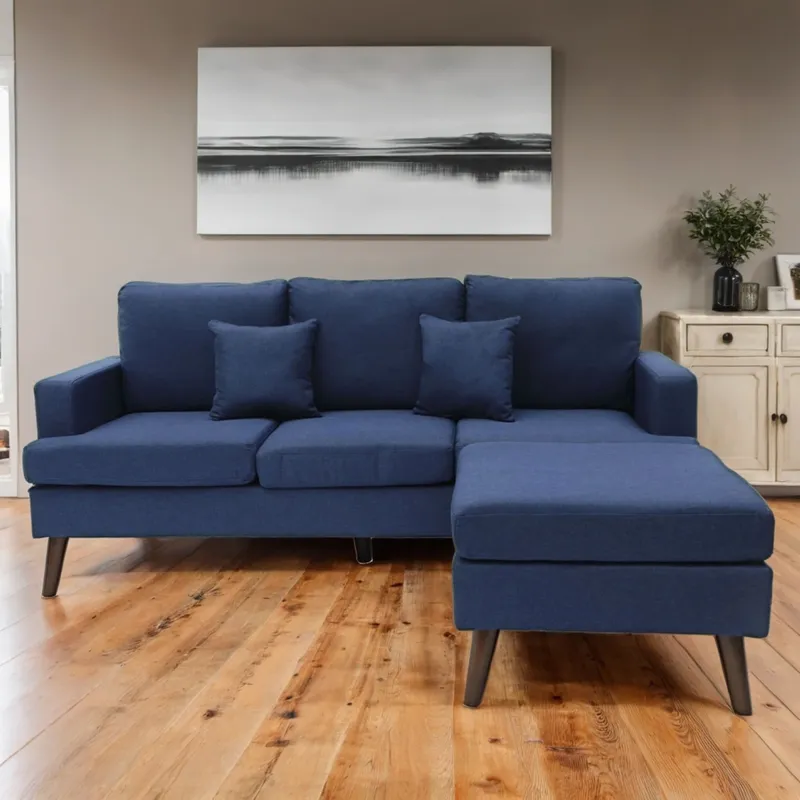 MICA - Seccional Houdini 4 Cuerpos Intercambiable con Cojines y Puerto USB