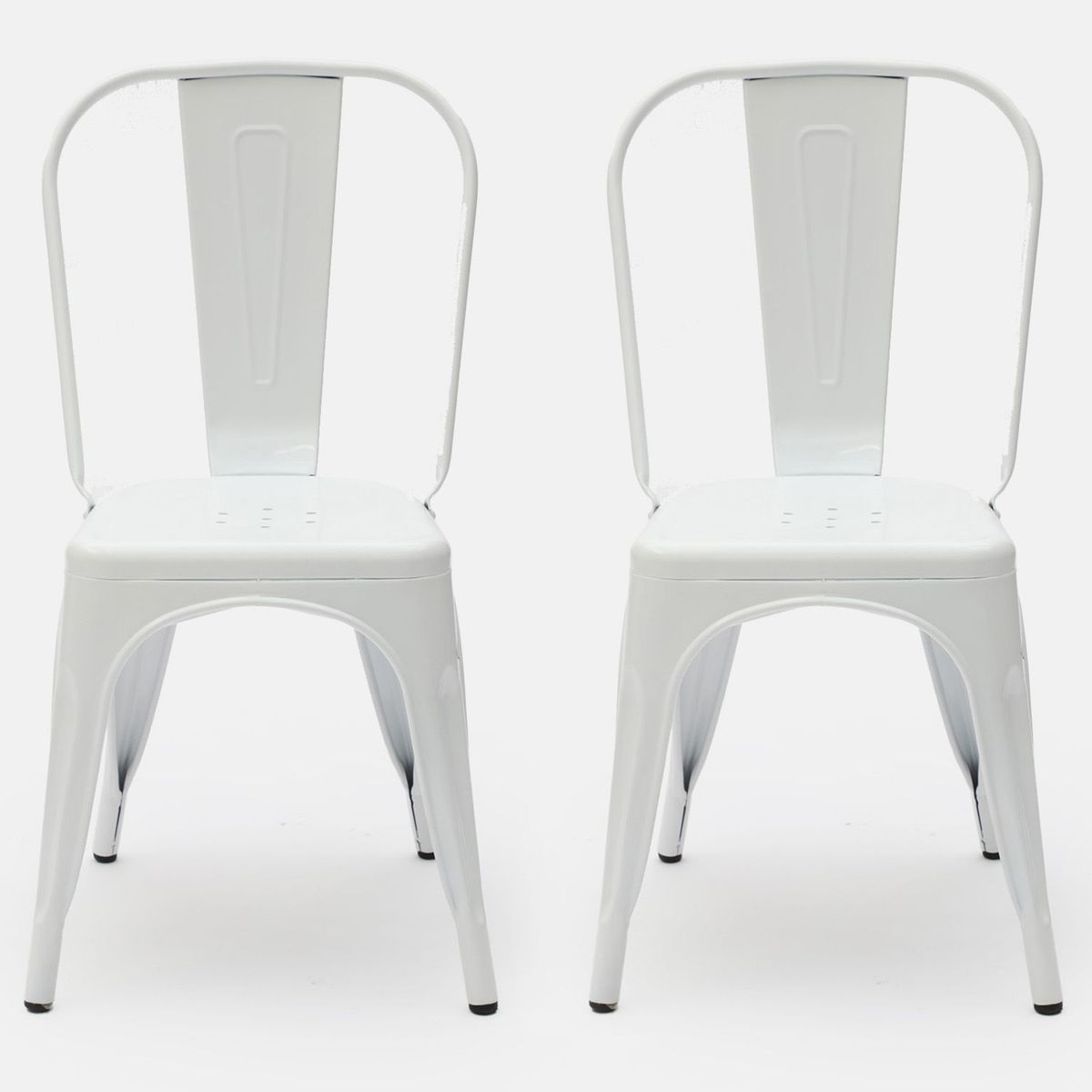 MICA - Set X2 Sillas De Comedor Alton Metal