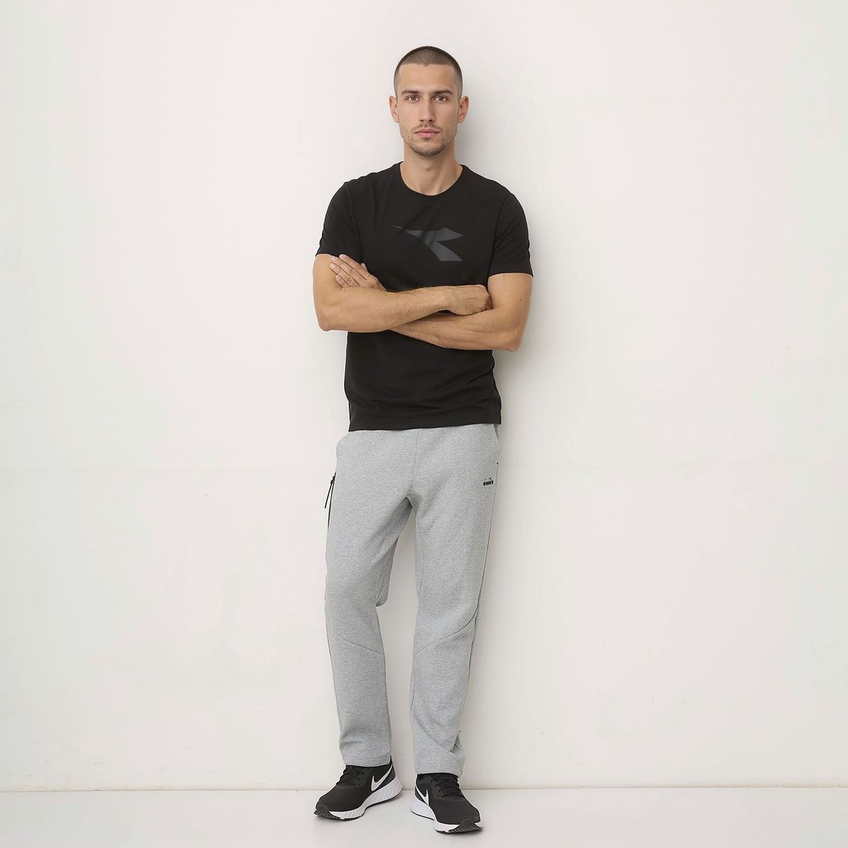 DIADORA - Pantalón de Buzo Regular Algodón Deportivo Diadora