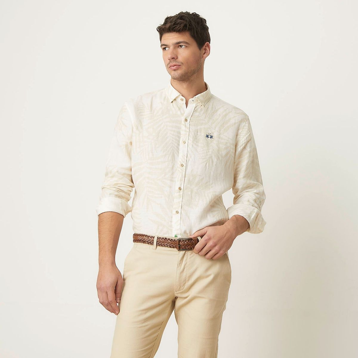 LA MARTINA - Camisa Lino Hombre La Martina