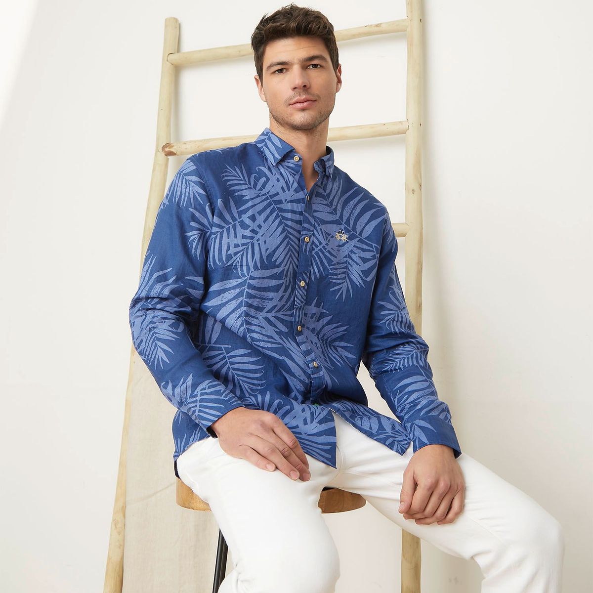 LA MARTINA - Camisa Lino Hombre La Martina