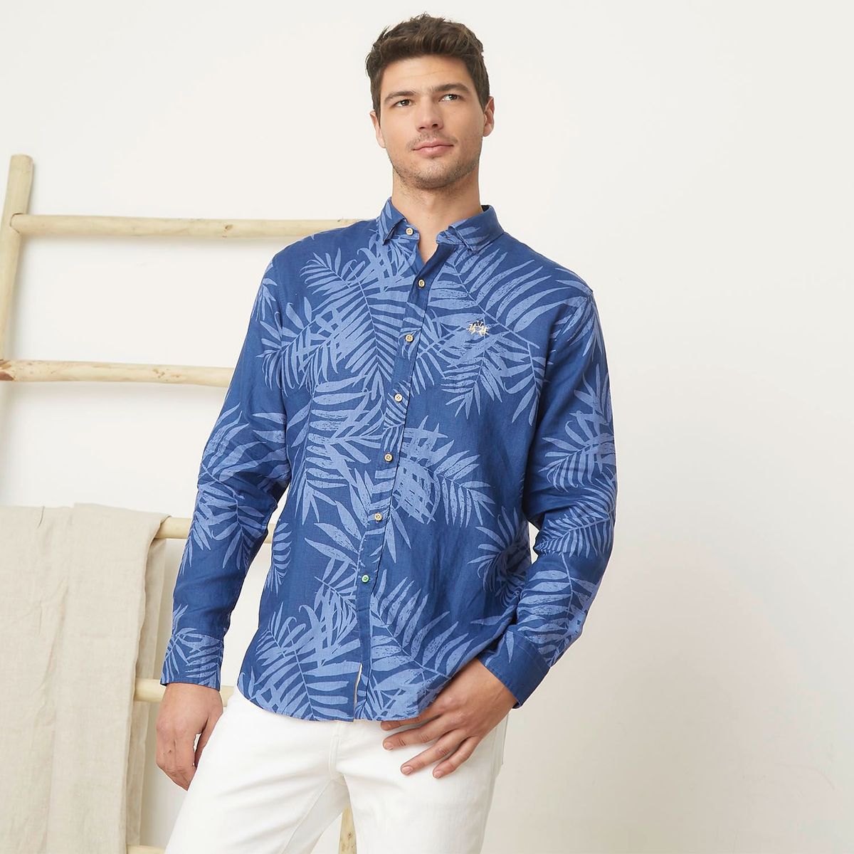 LA MARTINA - Camisa Lino Hombre La Martina