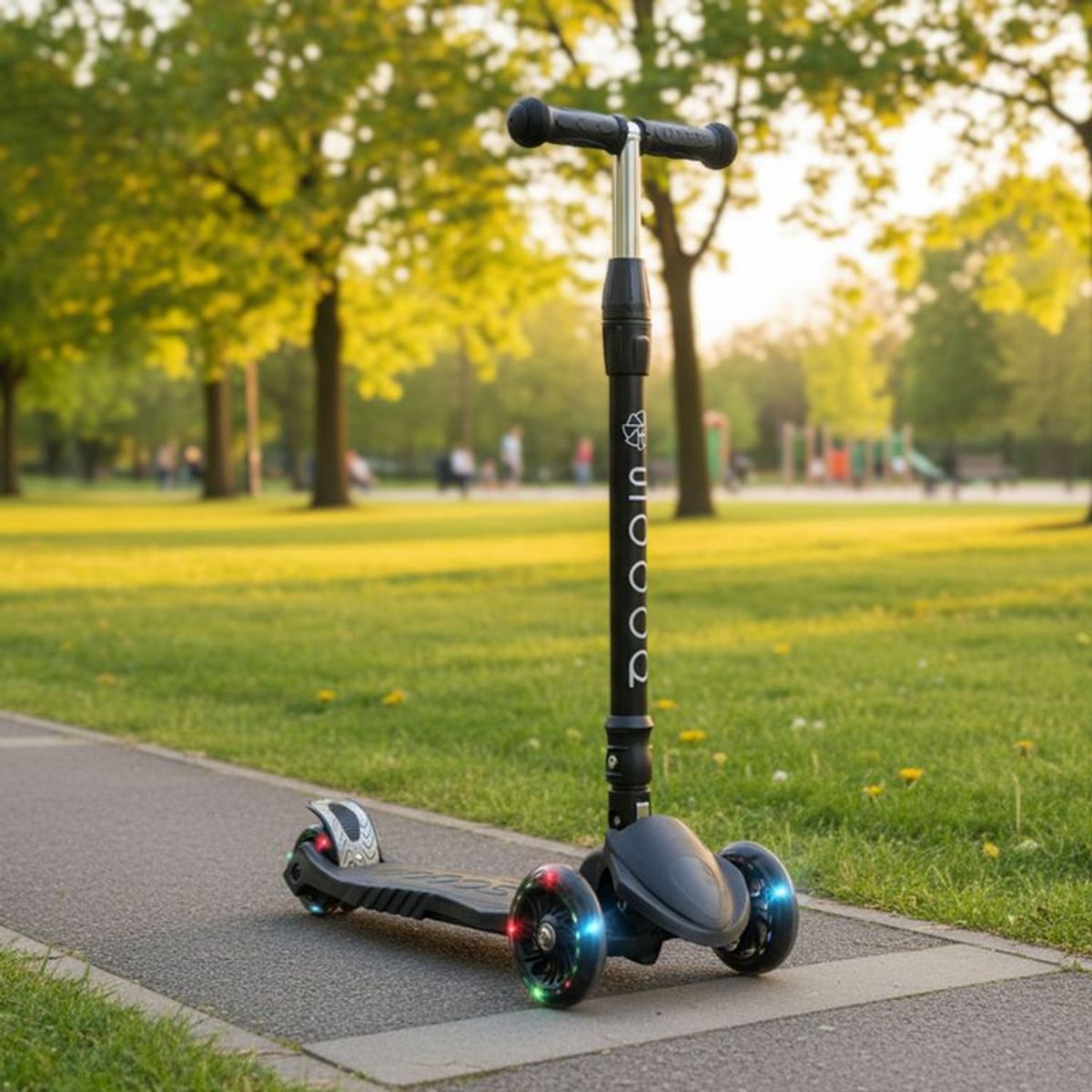 SCOOP - Scooter 3 Ruedas Plegable Con Luces Scoop