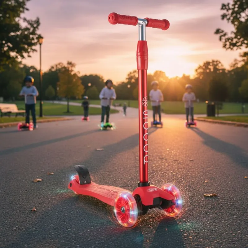 SCOOP - Scooter Plegable Con Luces Scoop