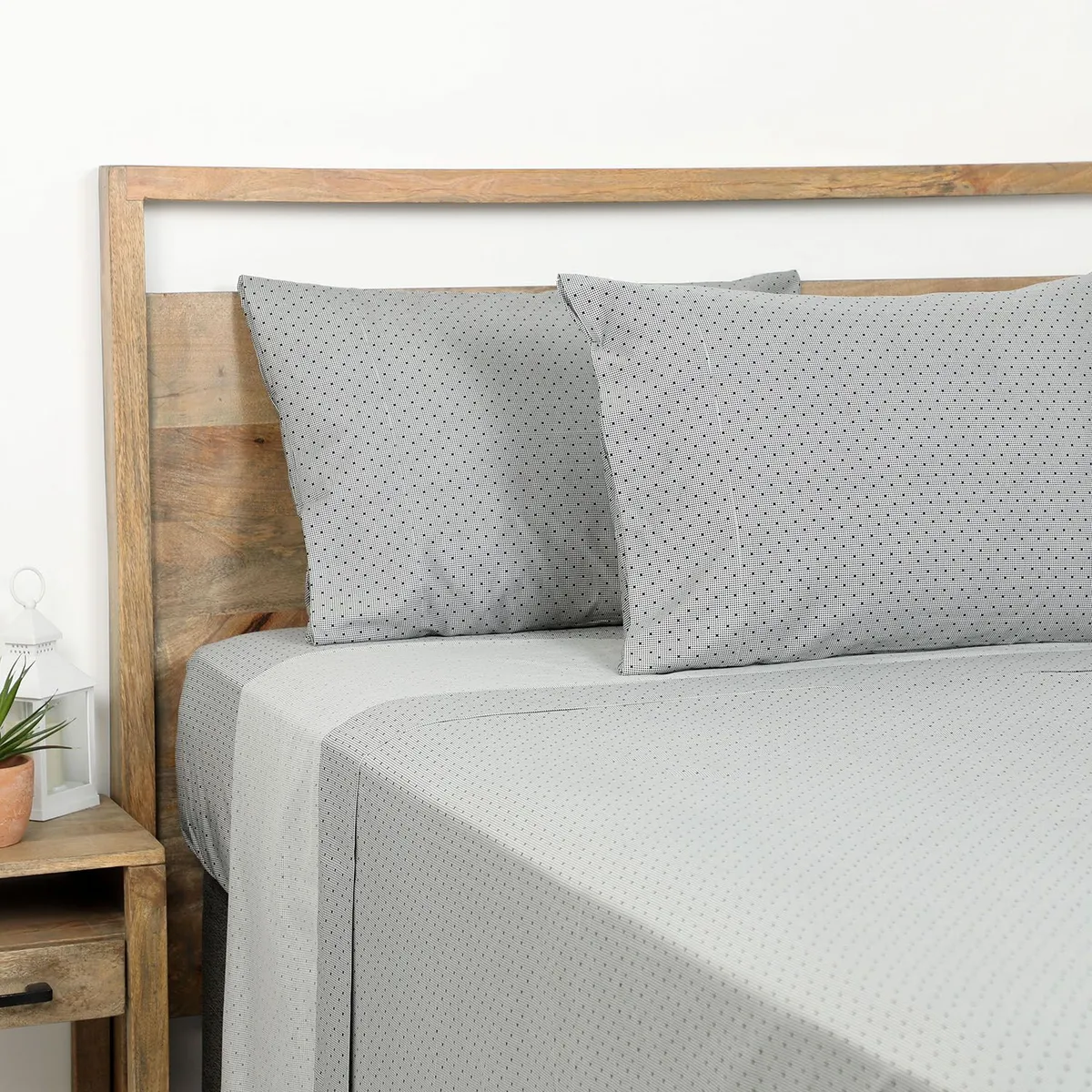 BASEMENT HOME - Juego De Sábanas Estampadas 100% Algodón 300 Hilos Basement Home