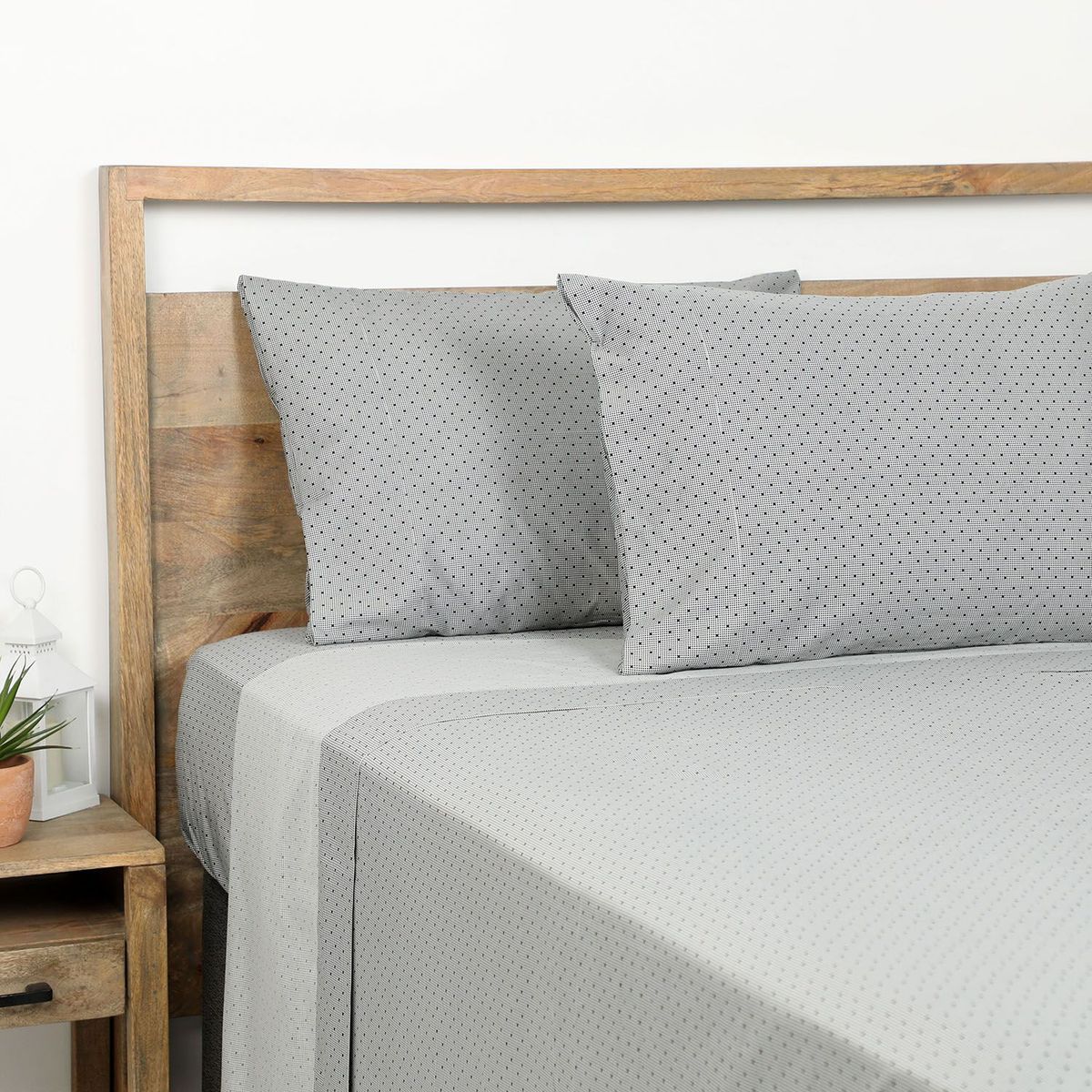 BASEMENT HOME - Juego De Sábanas Estampadas 100% Algodón 300 Hilos Basement Home