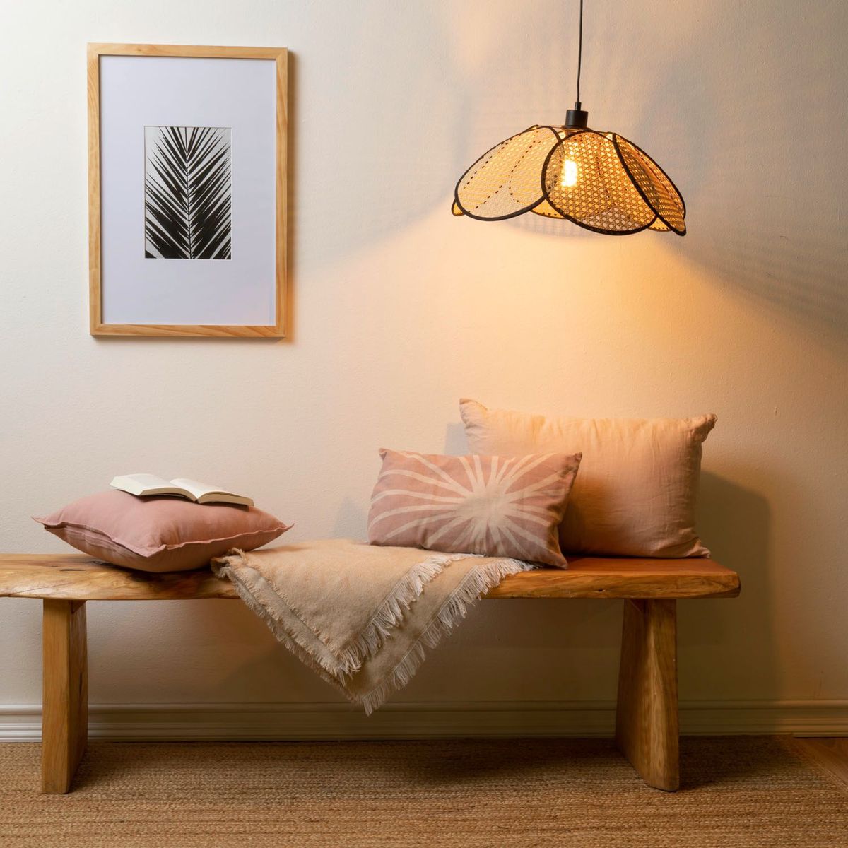 BASEMENT HOME - Lámpara Colgante Tramado Petalos