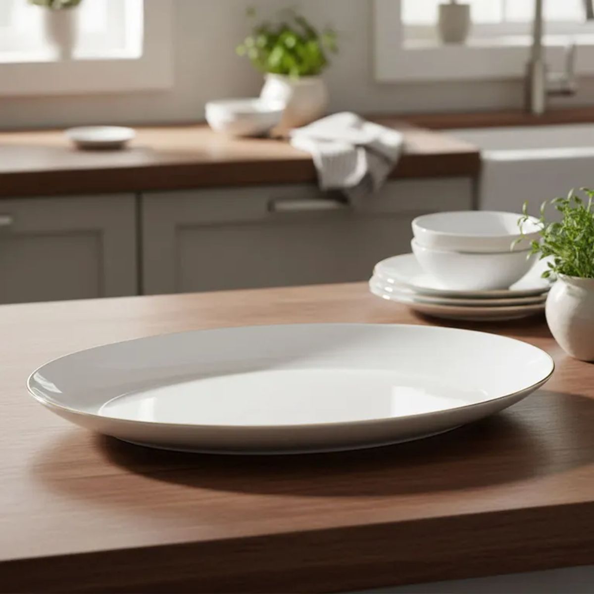 FLORENCIA - Fuente Ovalada Porcelana 36 cm