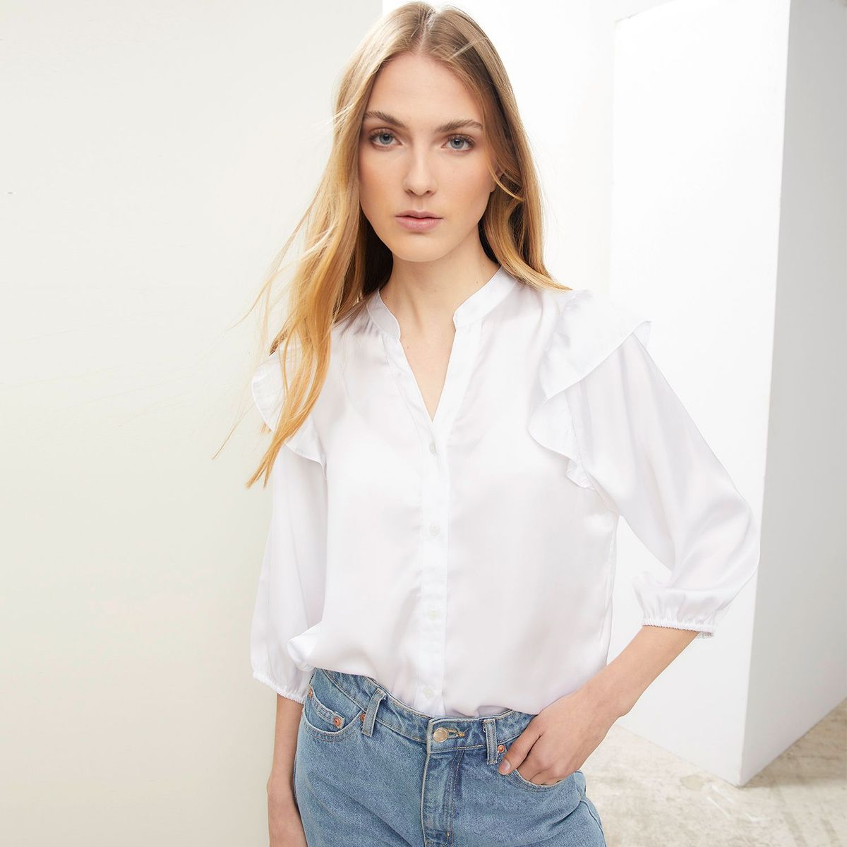 BASEMENT - Blusa Manga Larga Mujer Basement