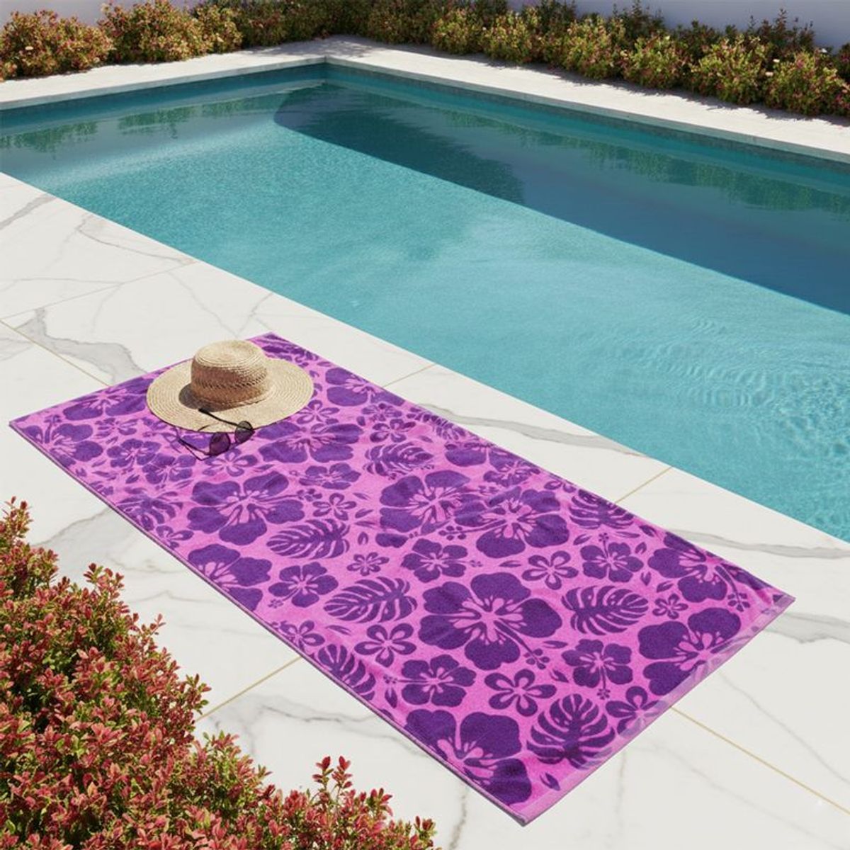 AMBIENTA - Toalla de Playa 100% Algodón 70x150cm Ambienta