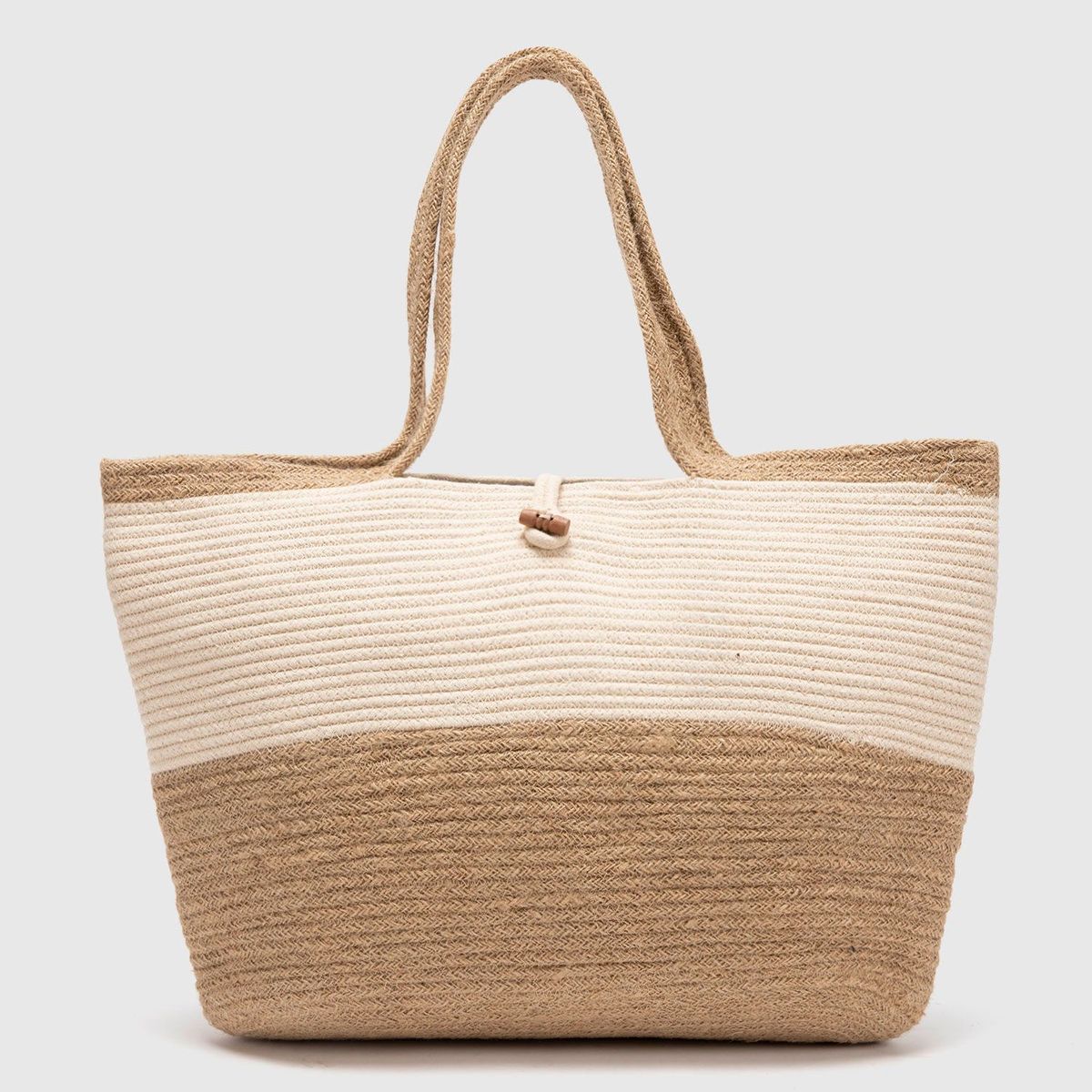 BASEMENT - Cartera Bolso de Playa Paja Basement