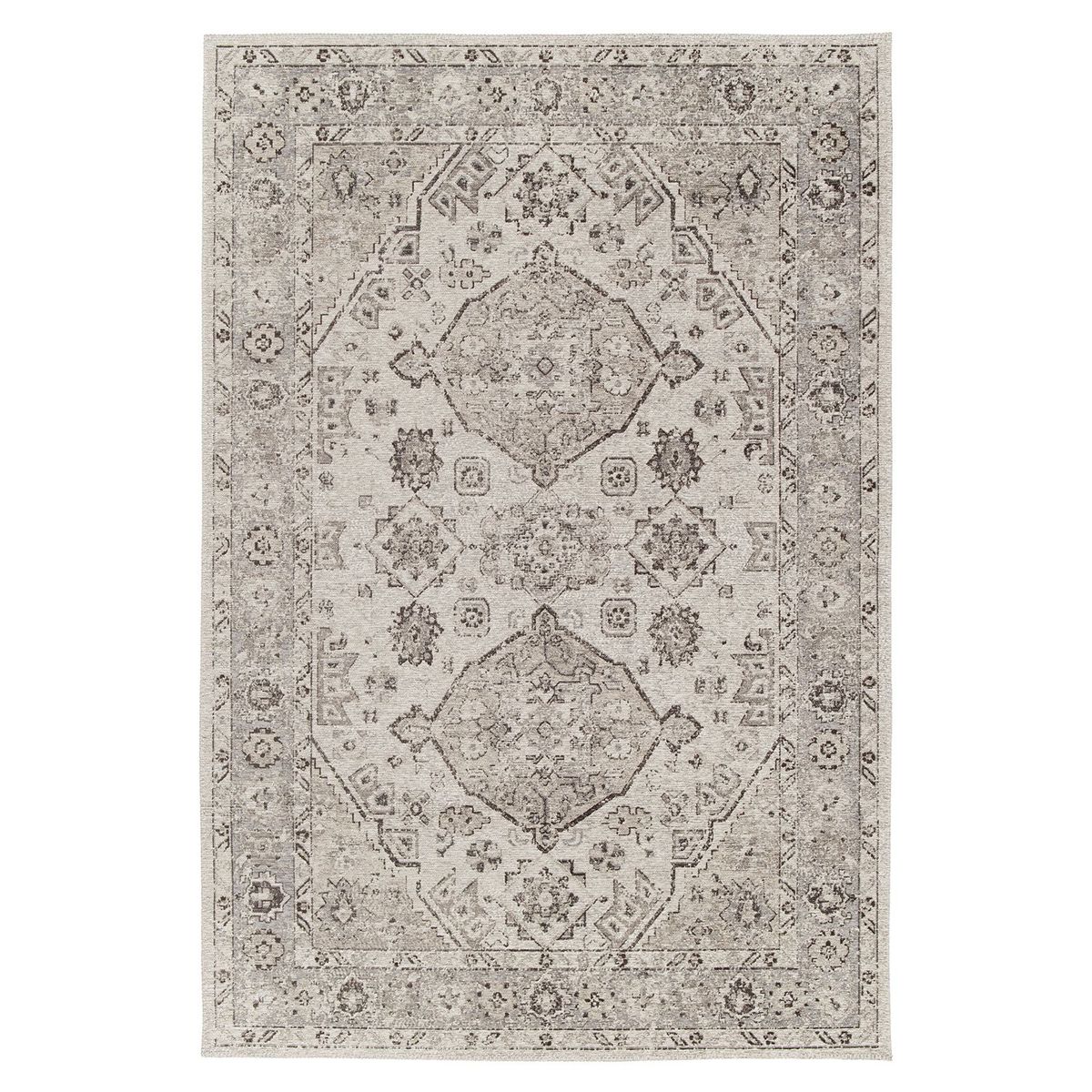 MICA - Alfombra Diseño Persa Chloe Gris