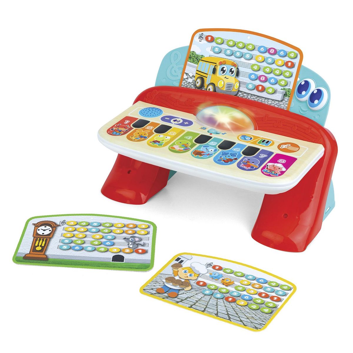 WINFUN - Piano Táctil Juego Interactivo Luces y Sonidos