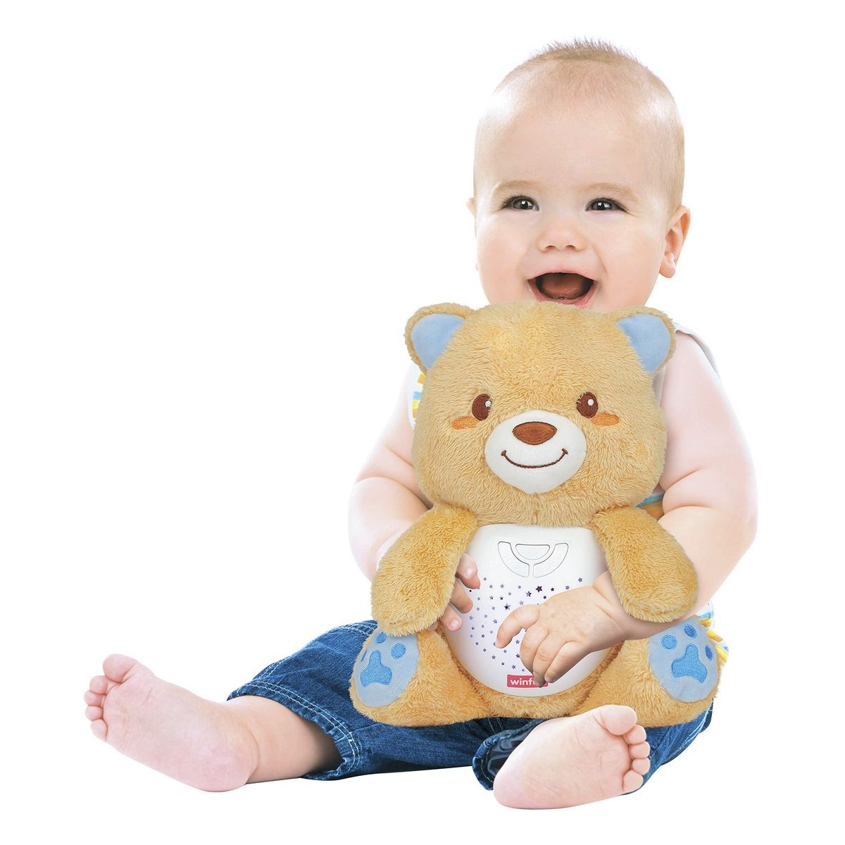 WINFUN - Peluche Proyector Winfun Con Luces Y Sonidos Para Bebé