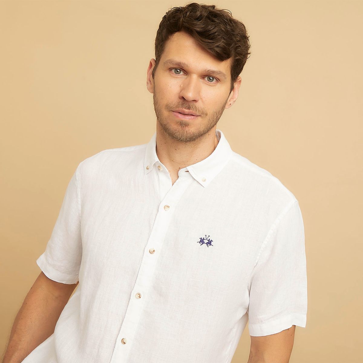 LA MARTINA - Camisa Lino Hombre La Martina