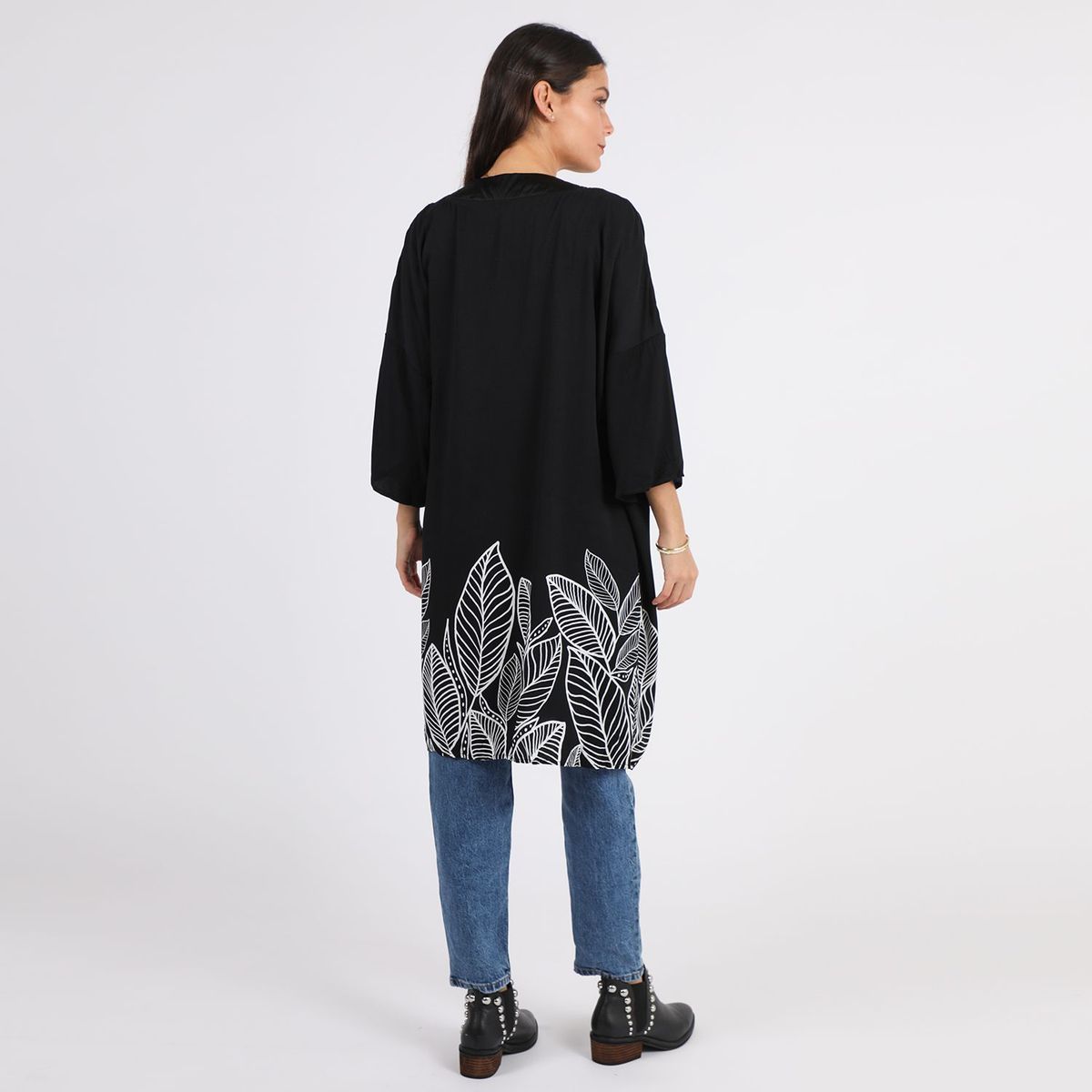 STEFANO COCCI - Kimono Manga Larga Mujer Stefano Cocci