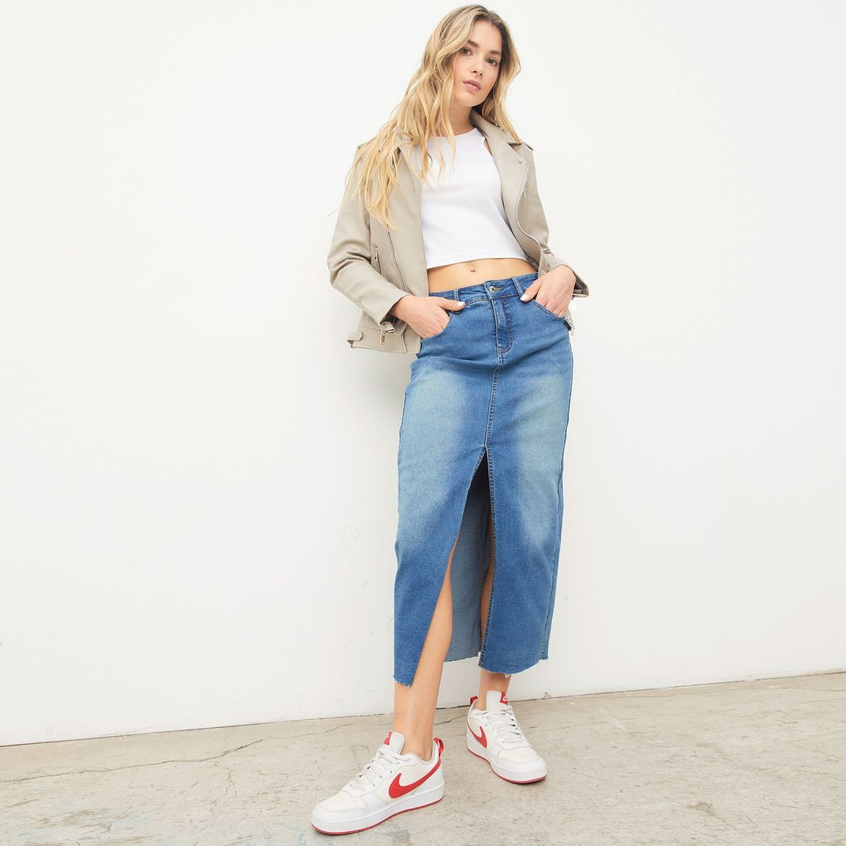 SYBILLA - Falda Larga Mujer Sybilla