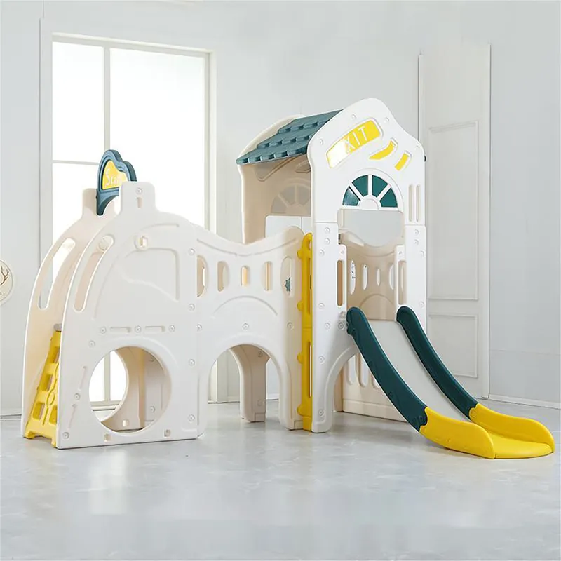 SCOOP - Casa Grande Con Tobogán Resbalón Y Aro De Básquet Scoop