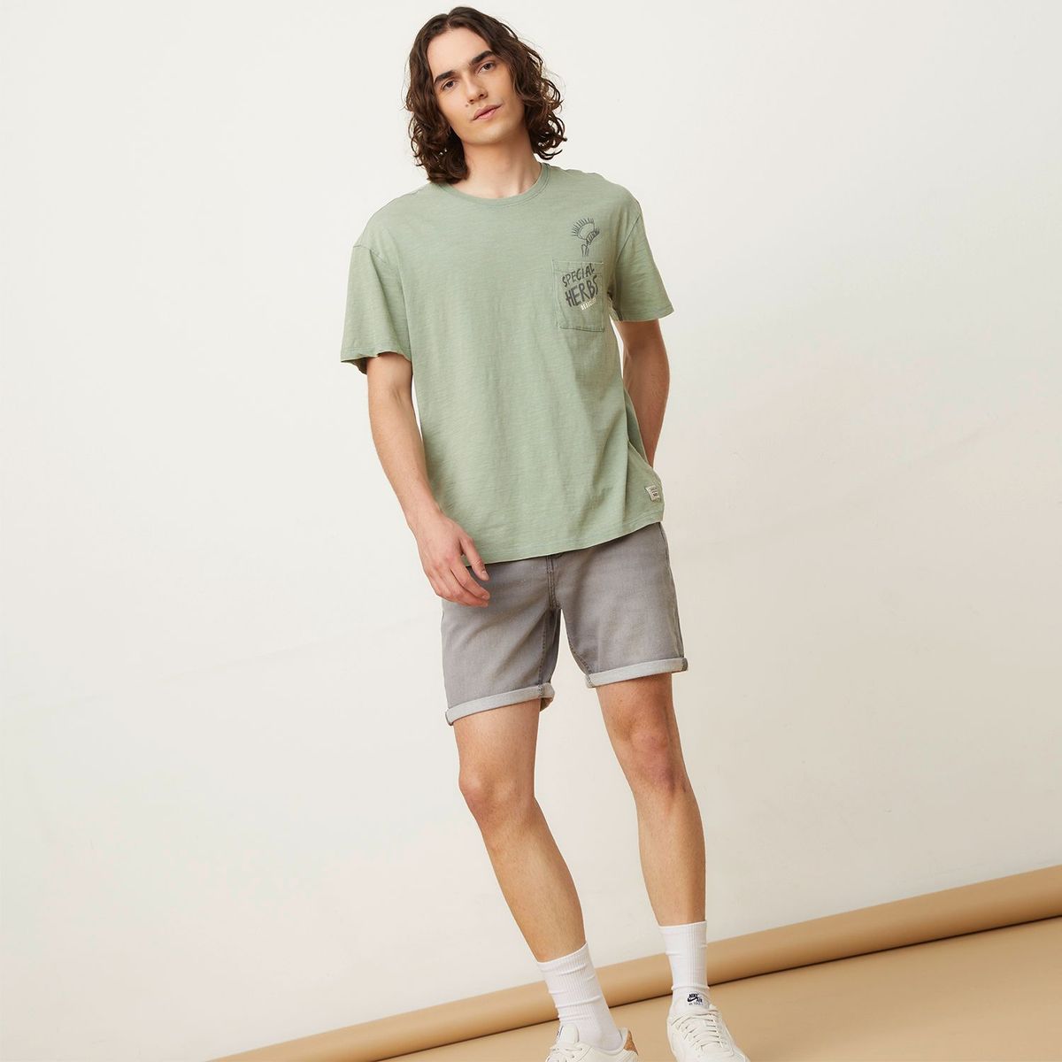 BEARCLIFF - Polo Oversize Manga Corta Hombre Bearcliff