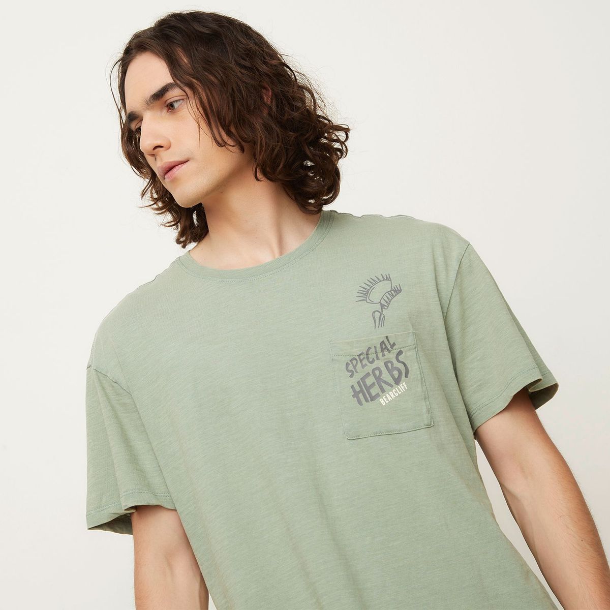 BEARCLIFF - Polo Oversize Manga Corta Hombre Bearcliff