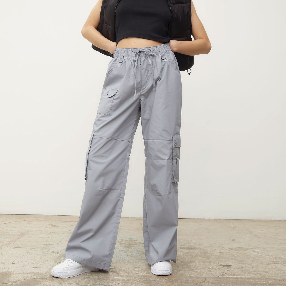 SYBILLA - Pantalón Parachute Mujer Sybilla