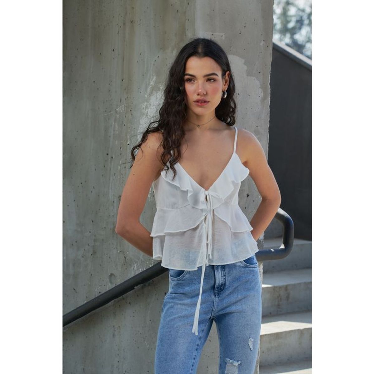 MOSSIMO - Blusa Manga Cero Mujer Mossimo