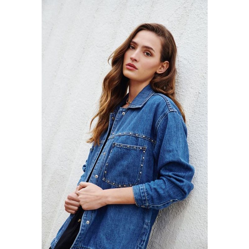 SYBILLA - Sobrecamisa Casual Mujer Sybilla