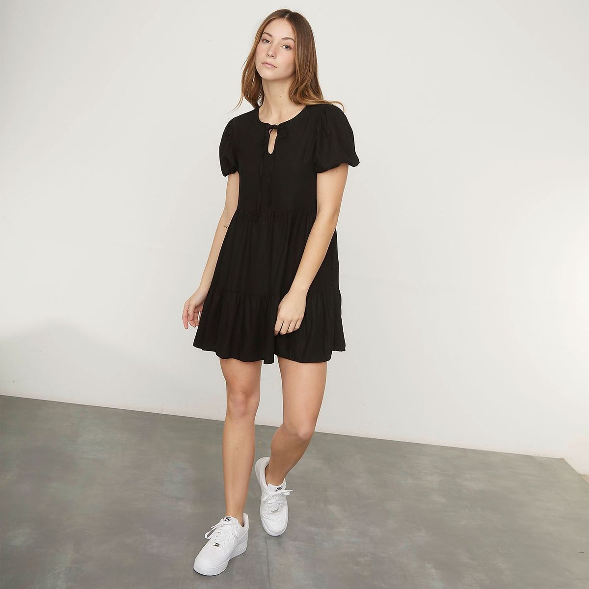 SYBILLA - Vestido Corto Lino Mujer Sybilla