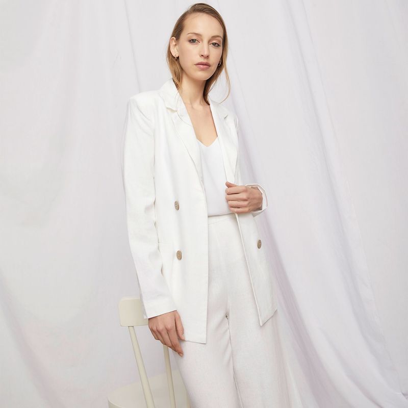 ELLE - Blazer Casual Mujer Elle