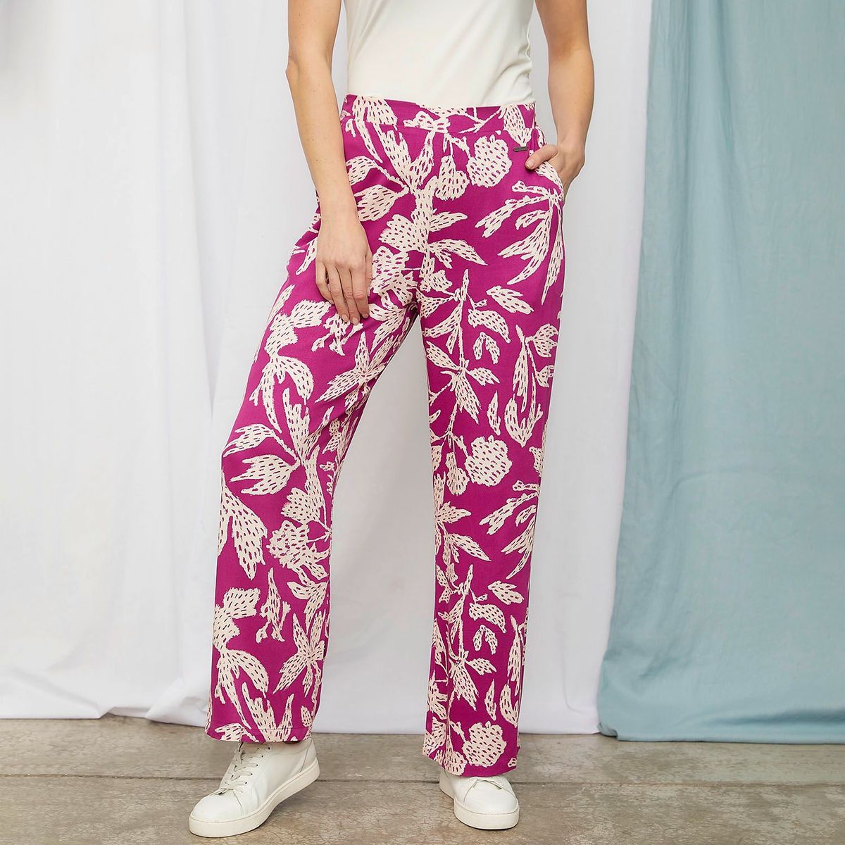 NEWPORT - Pantalón Básico Mujer Newport