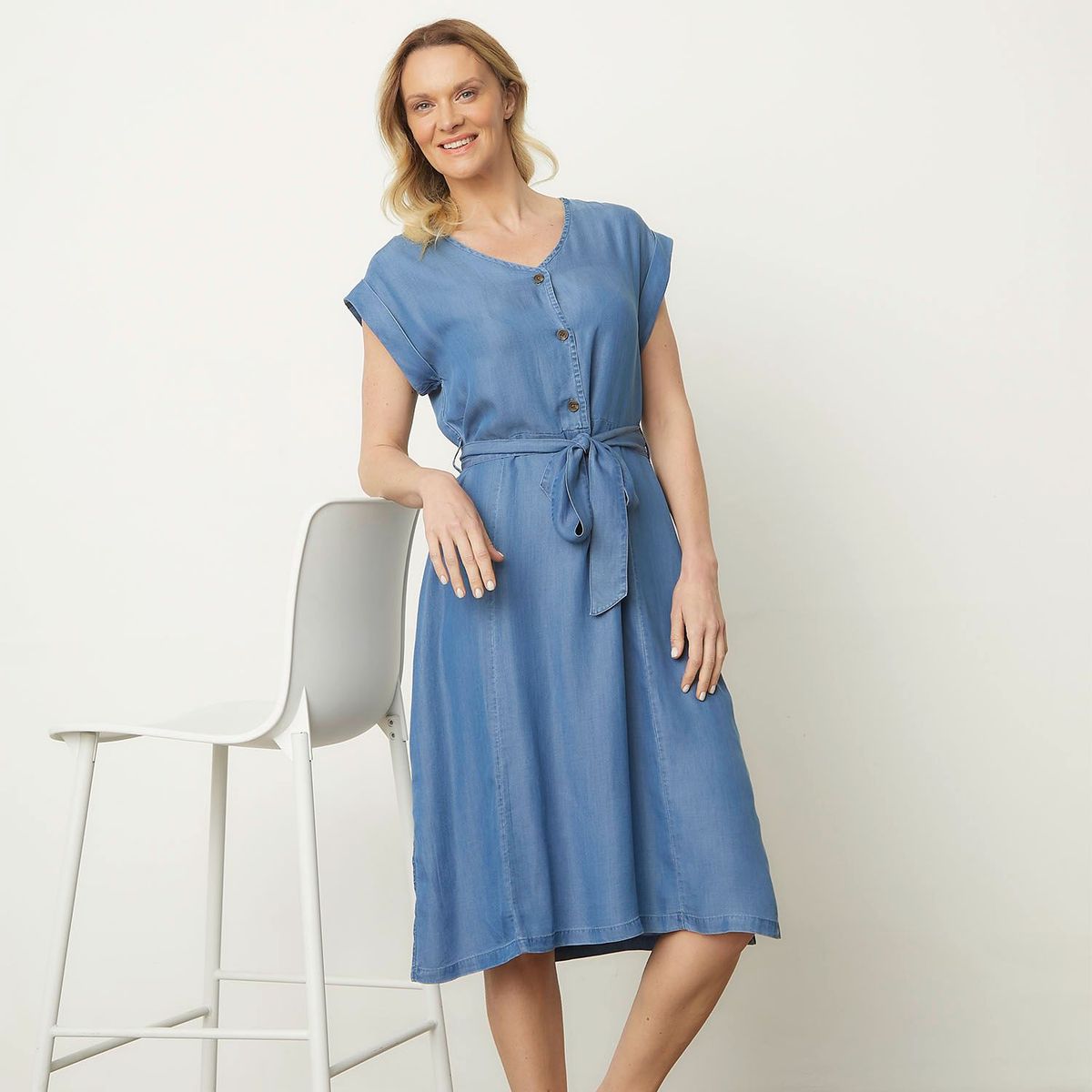 NEWPORT - Vestido Largo Casual Mujer Newport