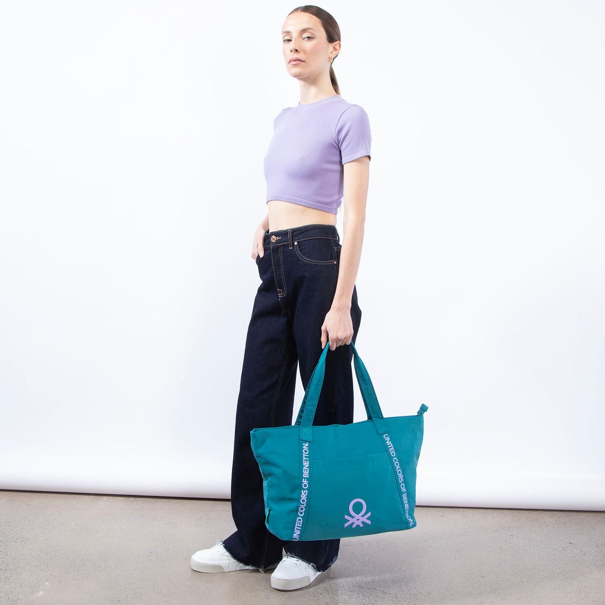 BENETTON - Bolso de Playa Tela Benetton