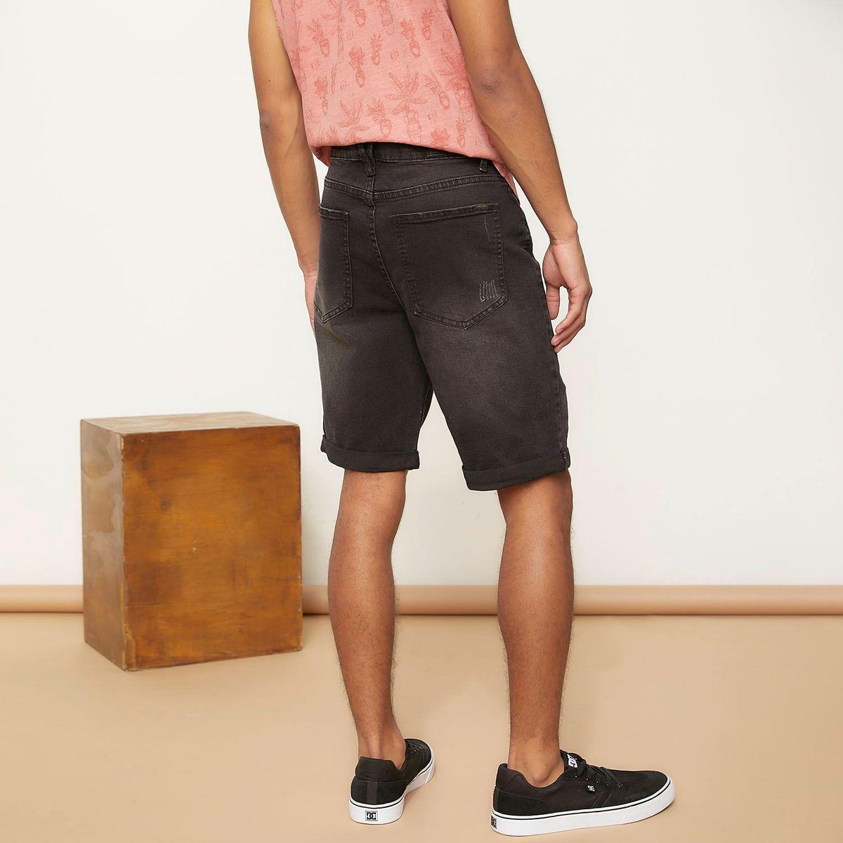 BEARCLIFF - Short Denim Hombre Bearcliff