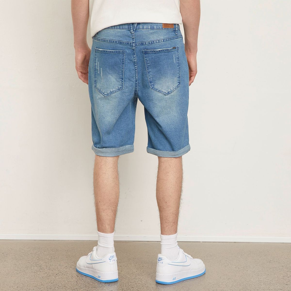 BEARCLIFF - Short Denim Hombre Bearcliff