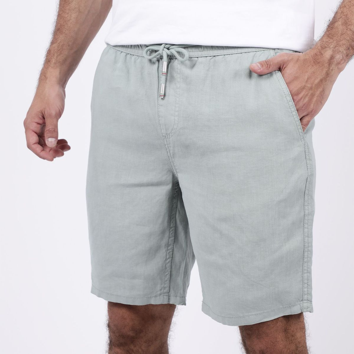 CASCAIS - Short 100% Lino Hombre Cascais
