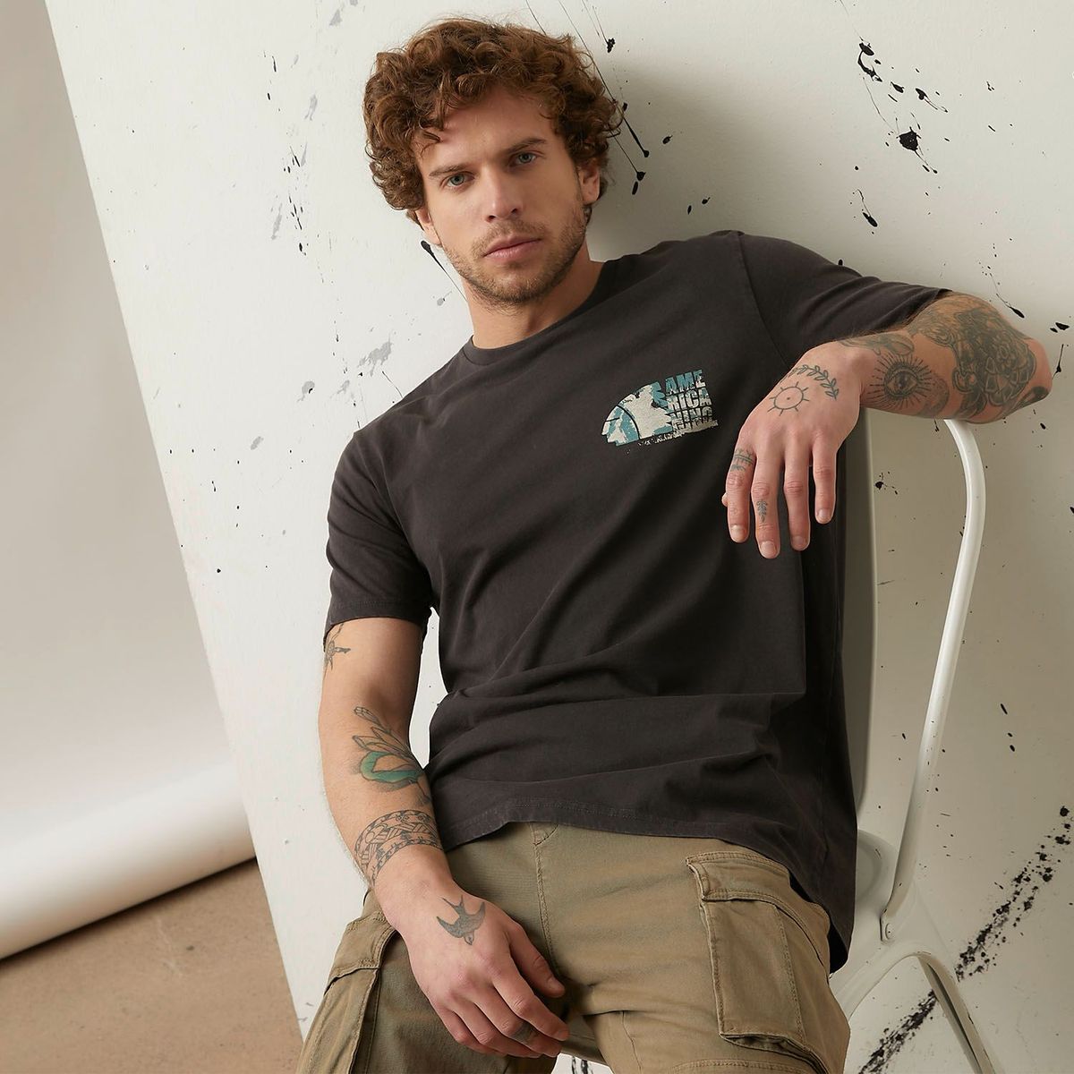 DENIMLAB - Polo Manga Corta Hombre Denimlab