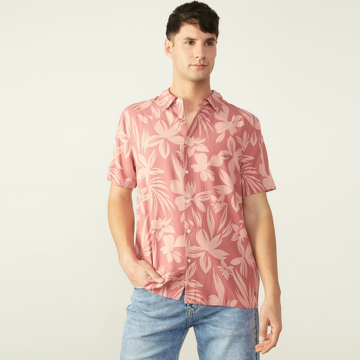 BASEMENT - Camisa Casual Hombre Basement