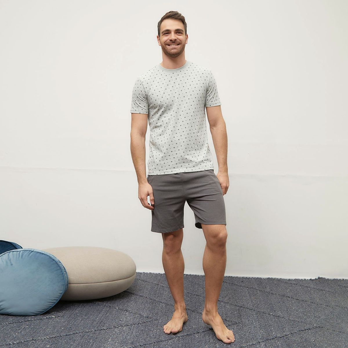 NEWPORT - Pijama Manga Corta Hombre Newport