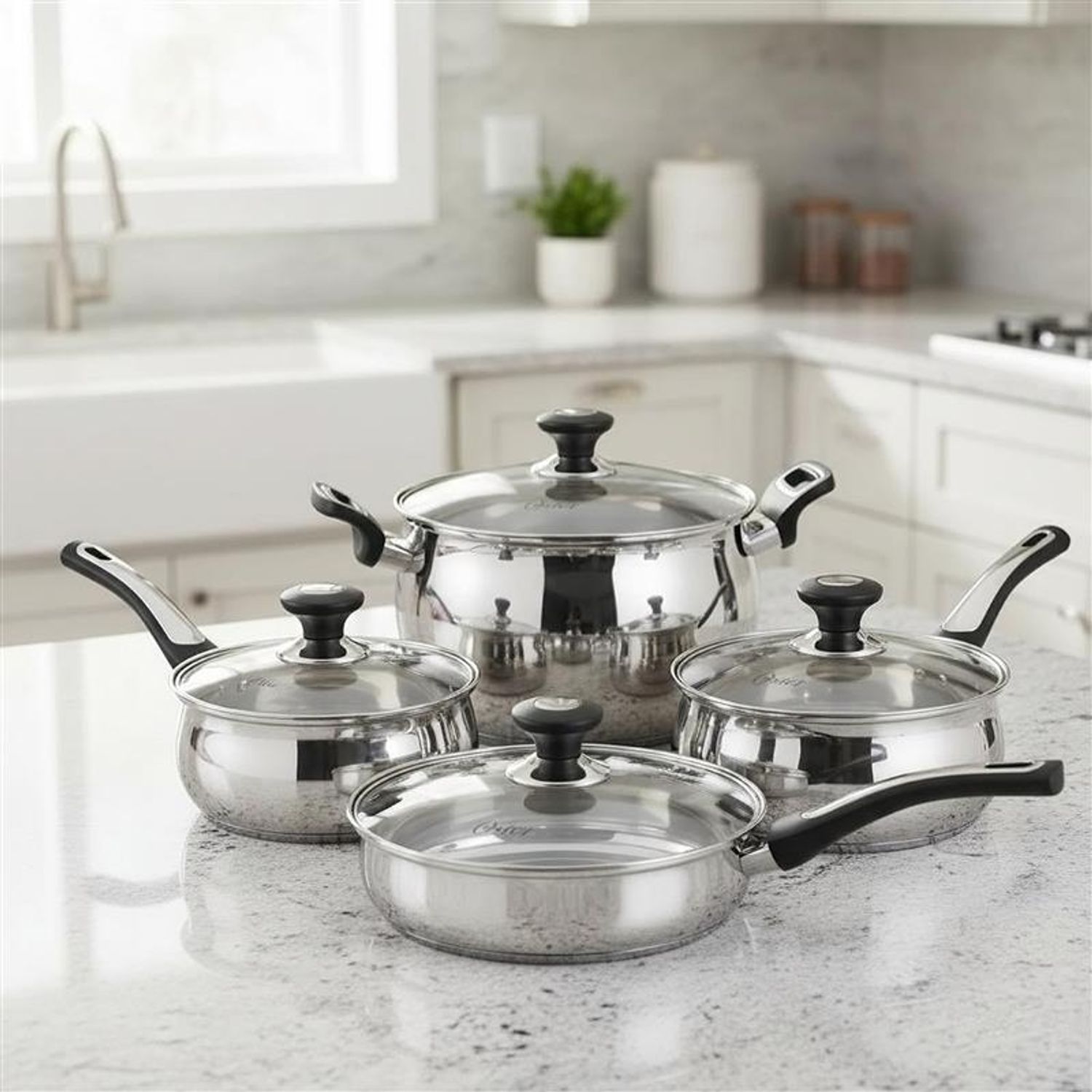 Sartén De Acero Inoxidable 22 Cm - Práctica, Duradera Y Apta Para Lavavajillas